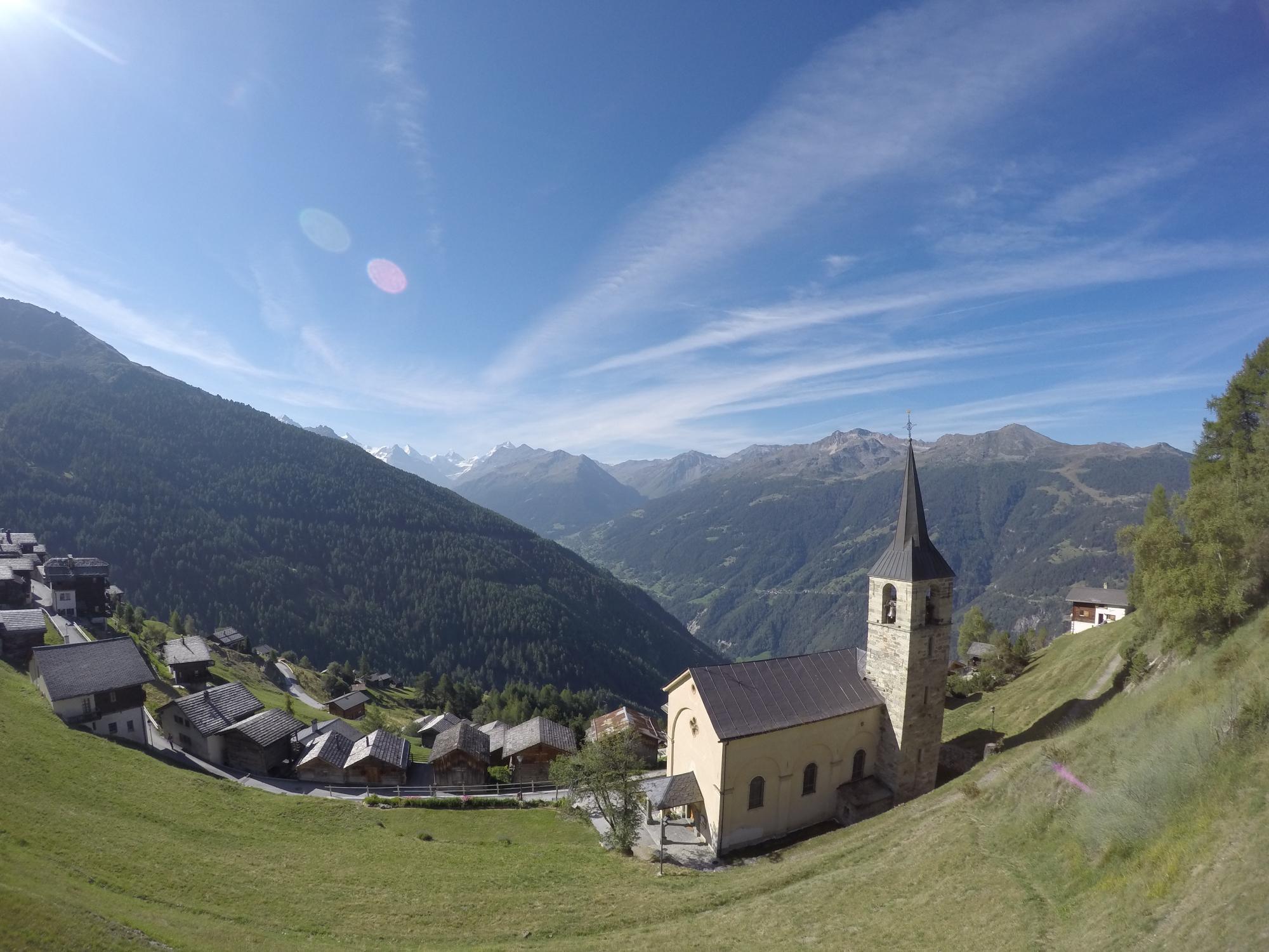 Départ depuis Chandolin