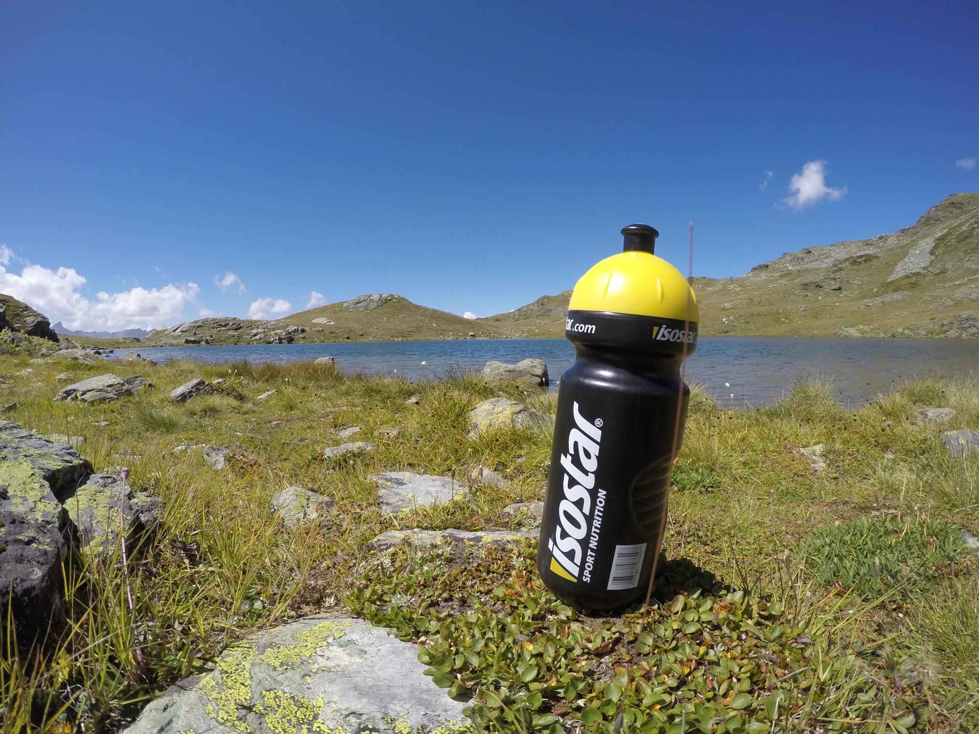 Petit lac de l'Armina, à l'heure de l'apéro Isostar !